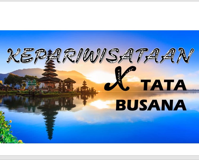 Kepariwisataan KELAS X TB